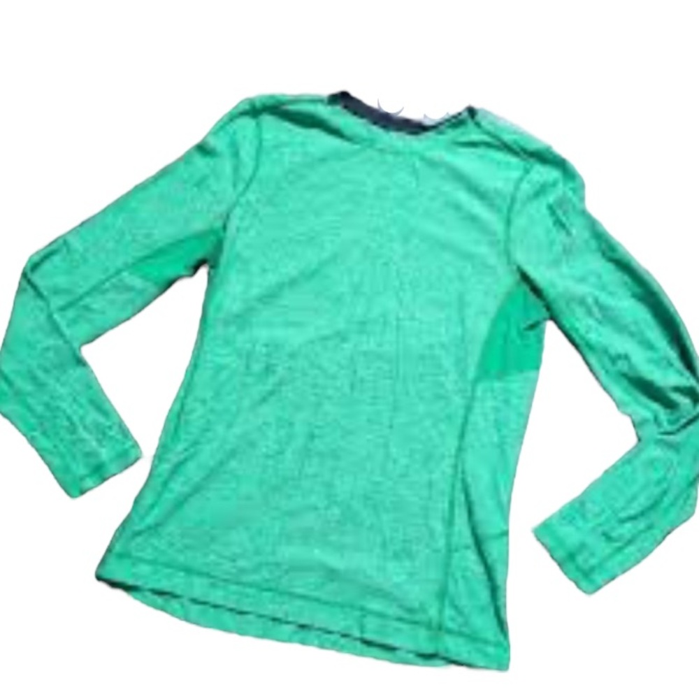Men's Lululemon Athletica Green Long Sleeve Crew Neck Shirt, Size S